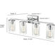 Verlana 4 Light 27.63 inch Matte Black Vanity Light Wall Light